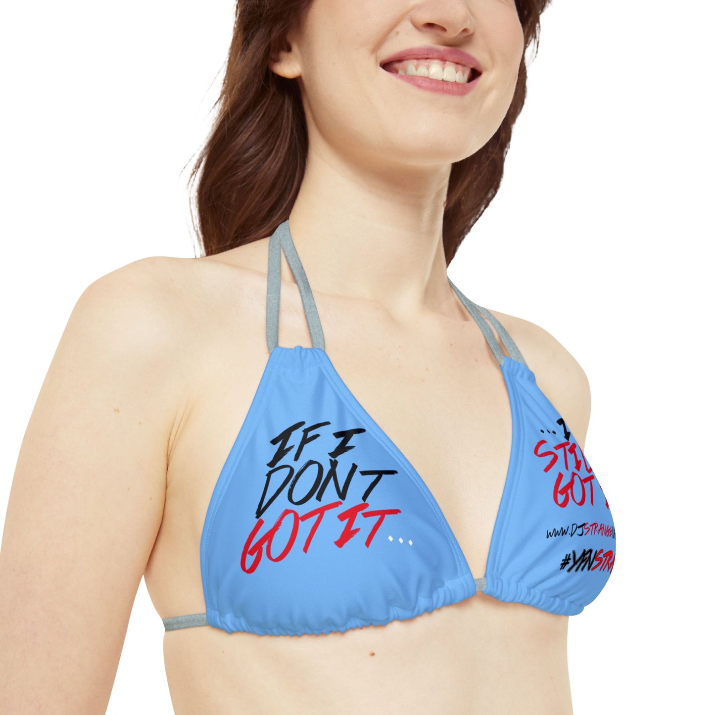 Strange Strappy Bikini Set (AOP)