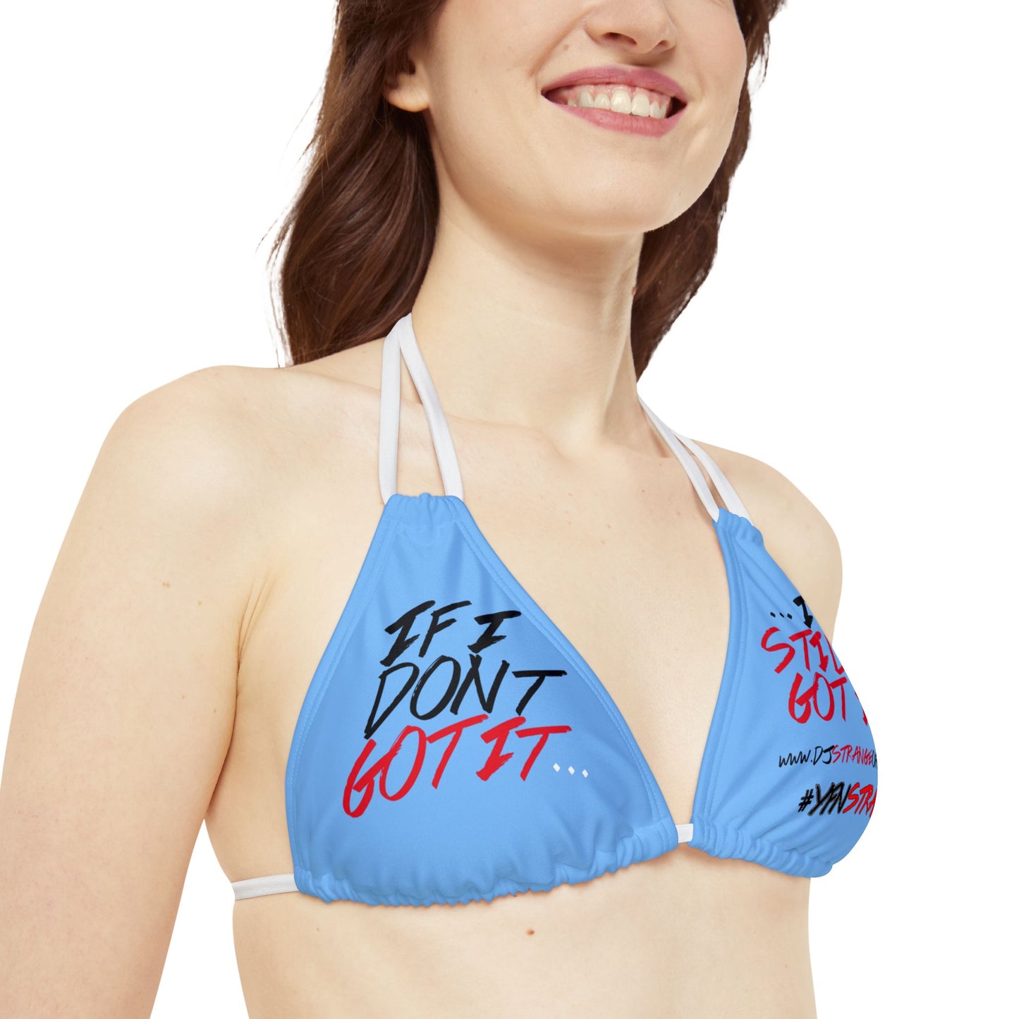 Strange Strappy Bikini Set (AOP)