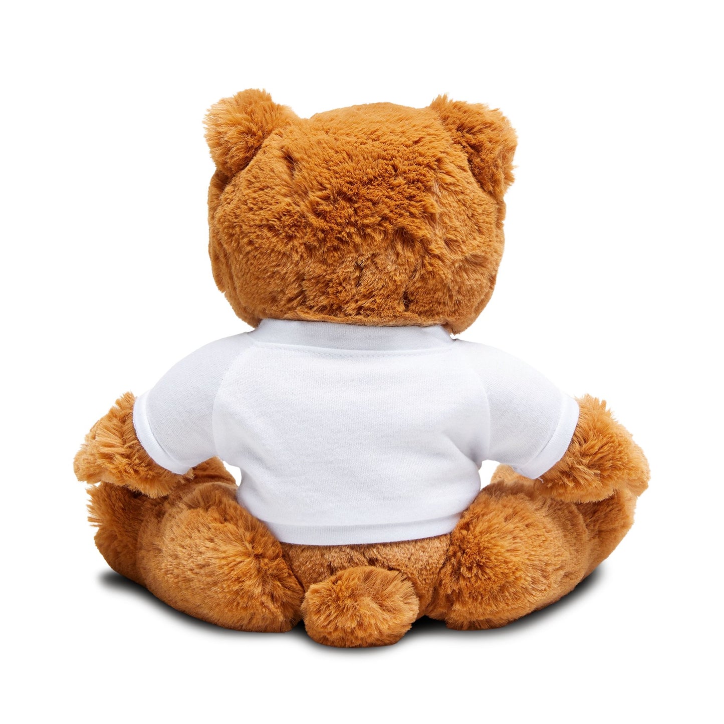 Brown Teddy Bear with Strange T‑Shirt — Cute Plush Gift for Kids & Adults