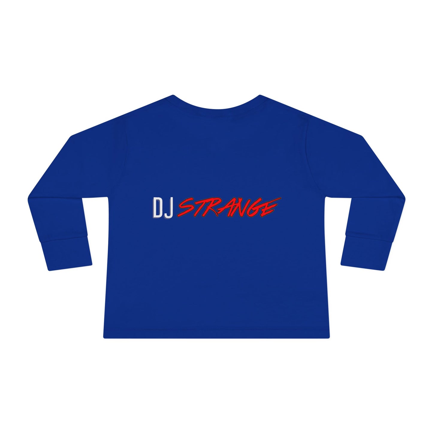 Toddler Long Sleeve Tee — DJ Strange Silhouette Graphic