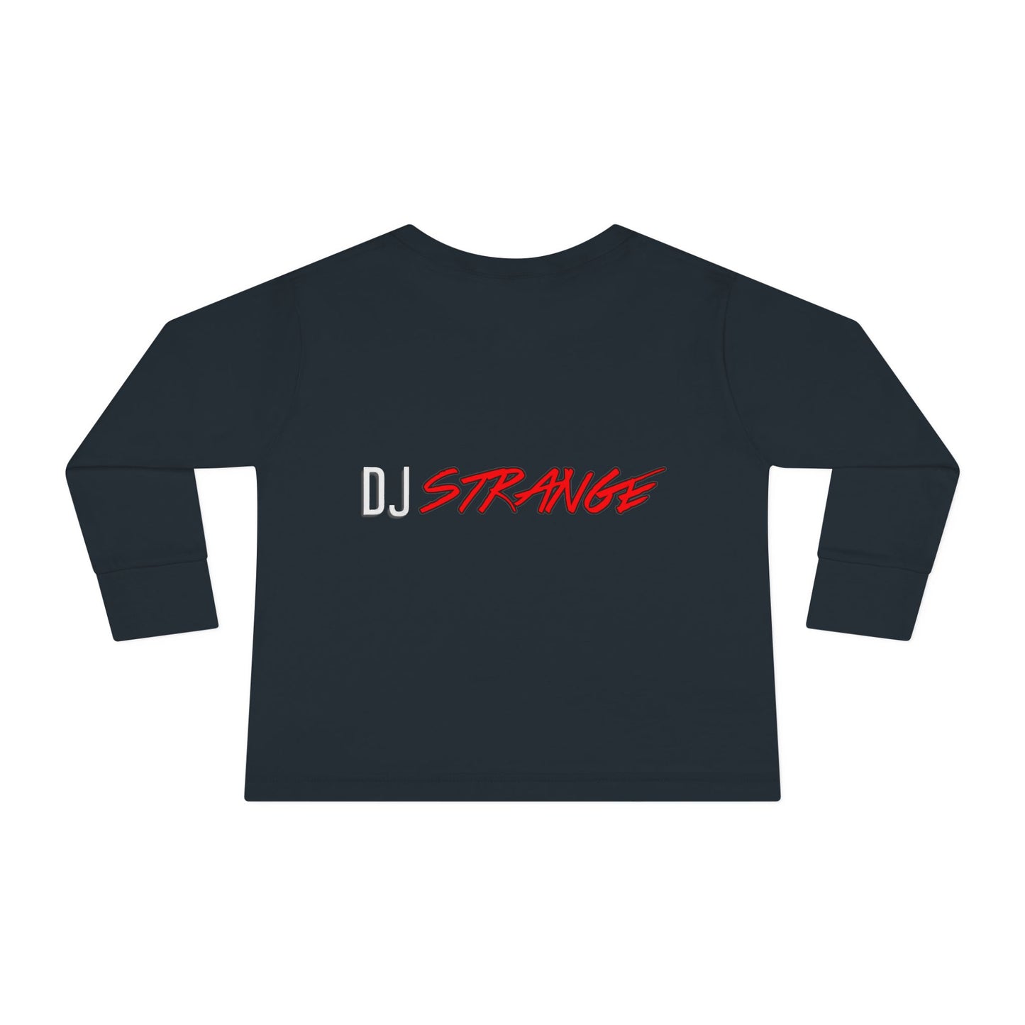 Toddler Long Sleeve Tee — DJ Strange Silhouette Graphic
