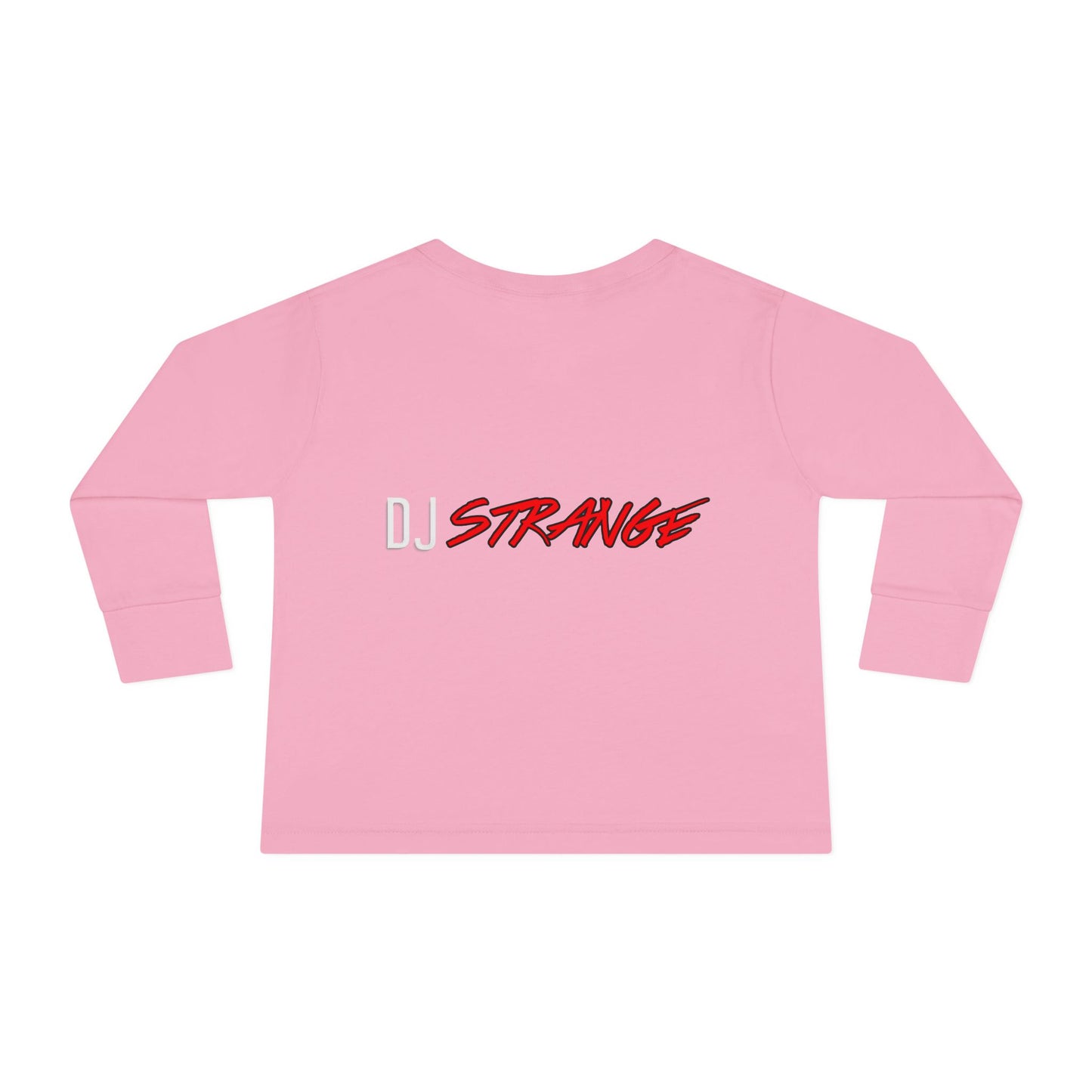Toddler Long Sleeve Tee — DJ Strange Silhouette Graphic