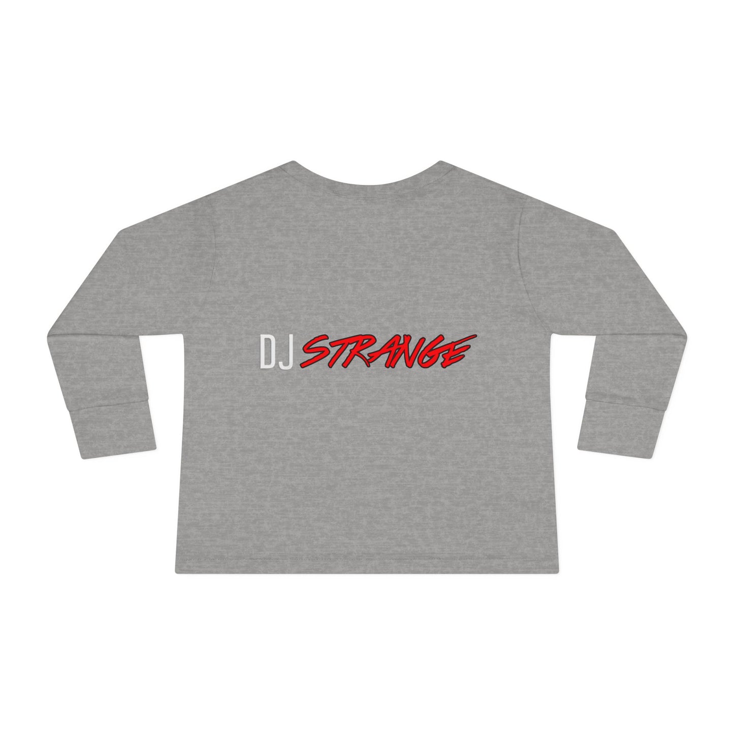 Toddler Long Sleeve Tee — DJ Strange Silhouette Graphic