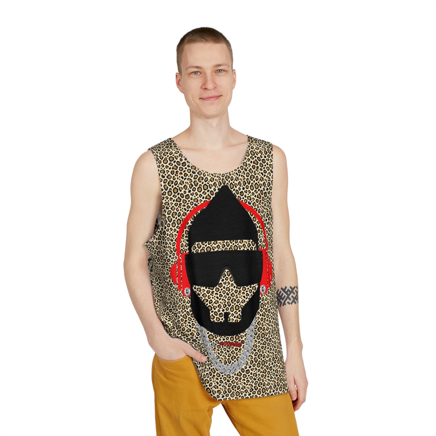 YFN Strange Silhouette Men's Tank (AOP)
