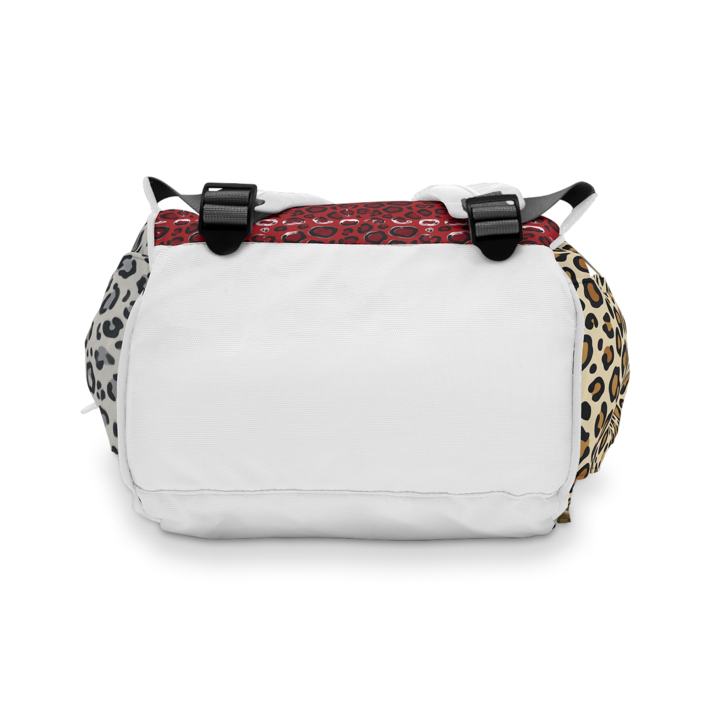 Leopard Patch Multifunctional Diaper Backpack — "Your Favorite Neighby"