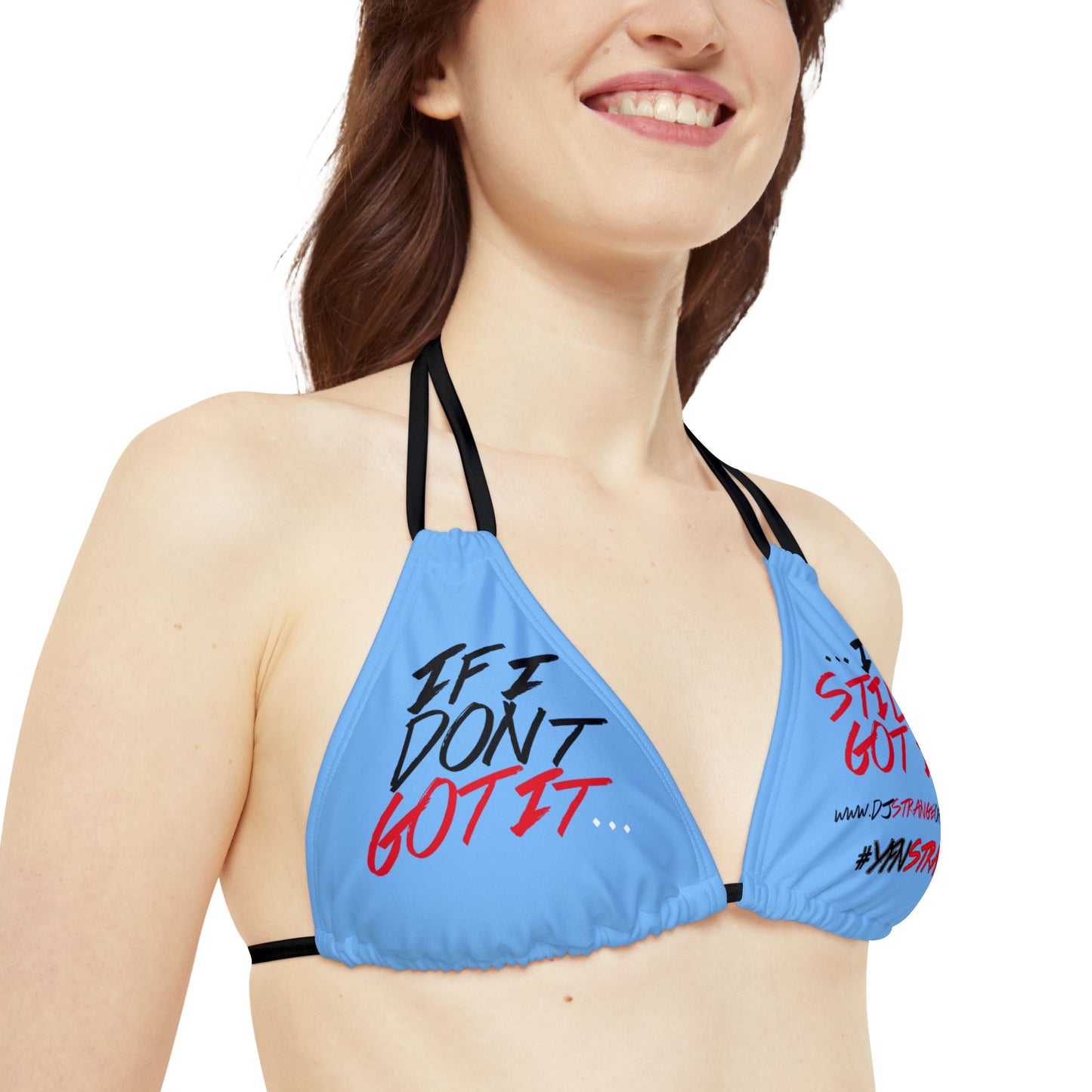 Strange Strappy Bikini Set (AOP)