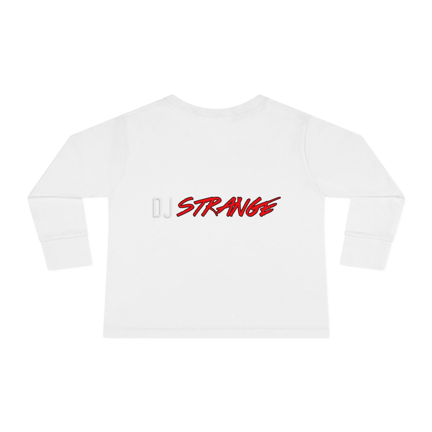 Toddler Long Sleeve Tee — DJ Strange Silhouette Graphic