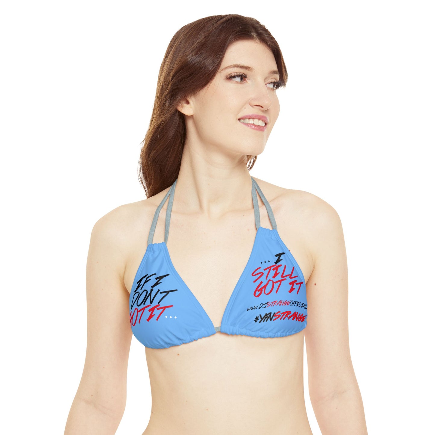 Strange Strappy Bikini Set (AOP)