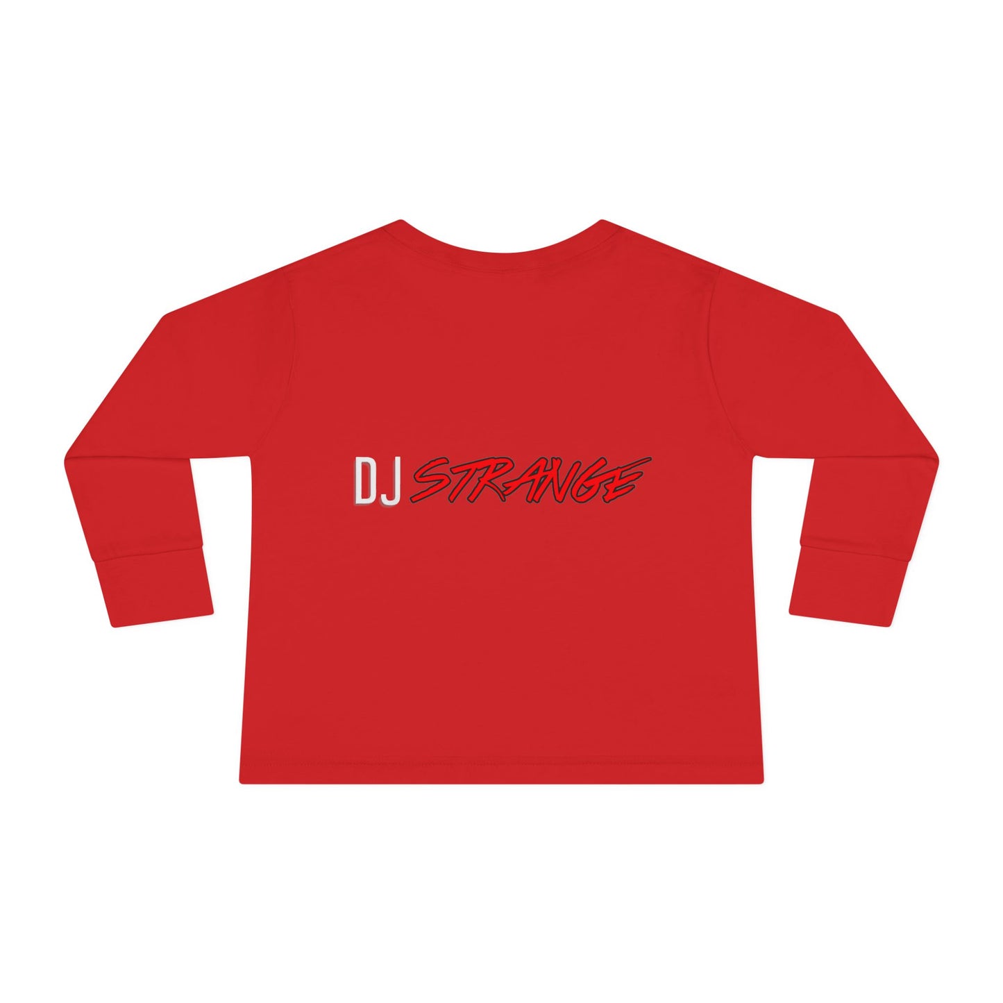 Toddler Long Sleeve Tee — DJ Strange Silhouette Graphic
